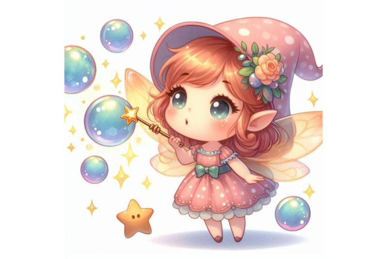 cute-2d-fairy-blowing-sparkling-bubbles-with-a-wand