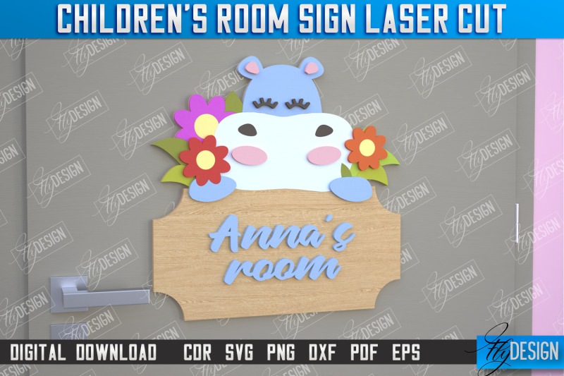 children-039-s-room-sign-door-sign-hippo-design-cnc-file