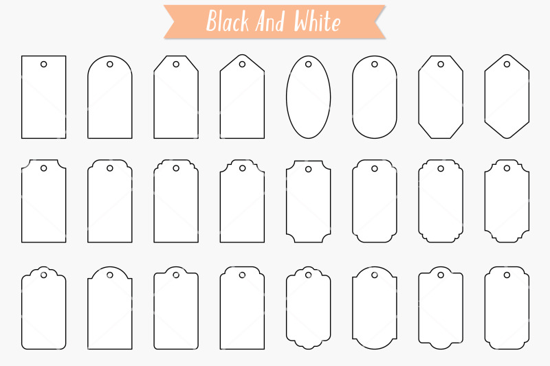 gift-tags-labels-black-and-white-outline-punch-hole