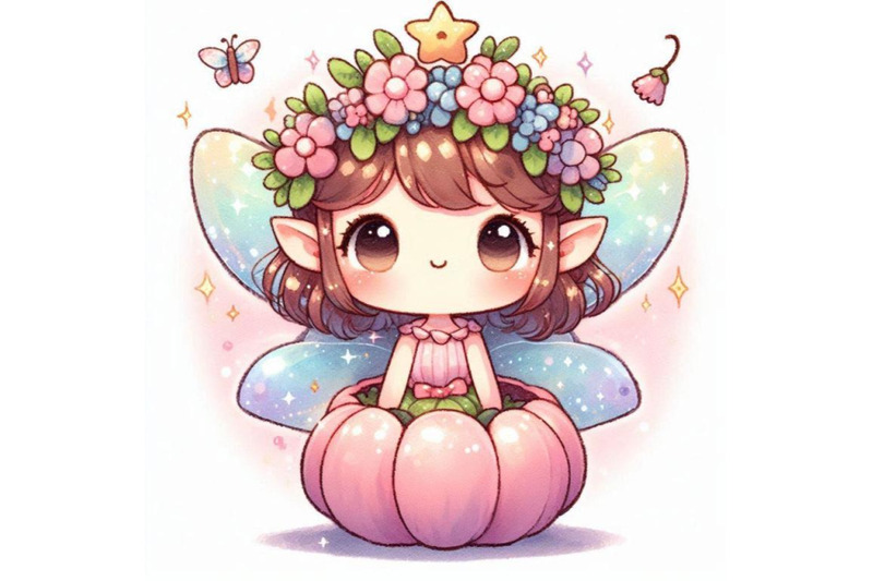 kawaii-2d-fairy-with-tiny-twinkling-wings-and-a-flower-crown