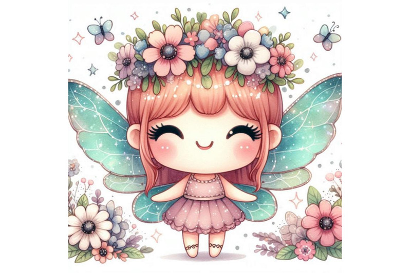 kawaii-2d-fairy-with-tiny-twinkling-wings-and-a-flower-crown