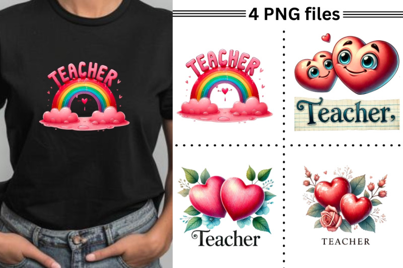 teacher-themed-retro-pngs-for-diy-crafting-vibrant-teacher-designs-fo