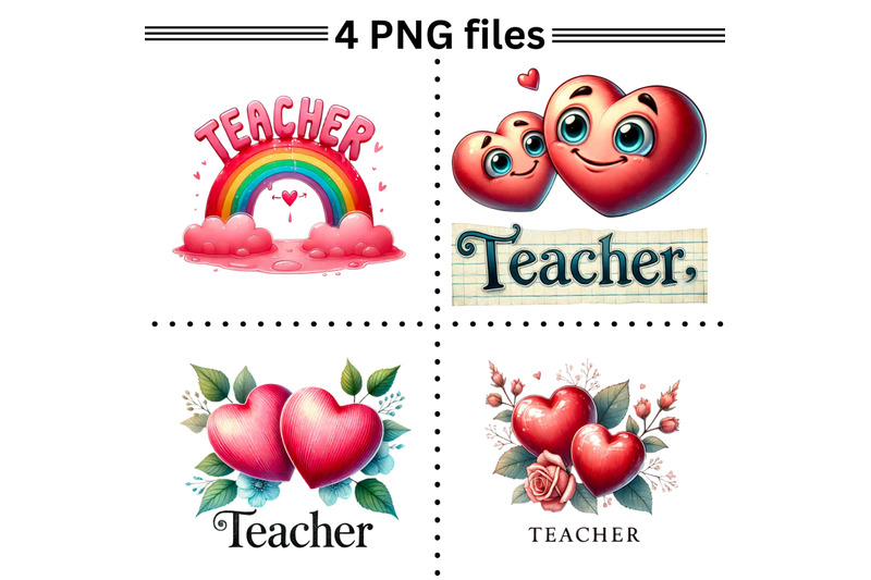 teacher-themed-retro-pngs-for-diy-crafting-vibrant-teacher-designs-fo