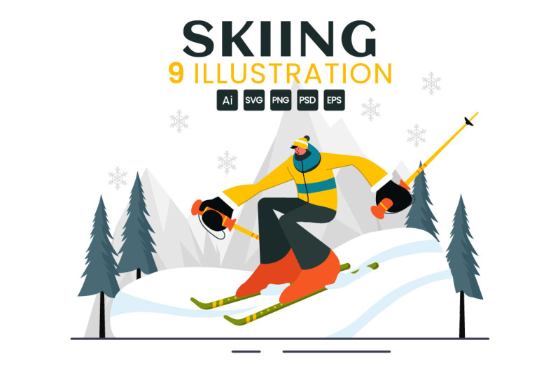 9-skiing-winter-sport-activities-illustration