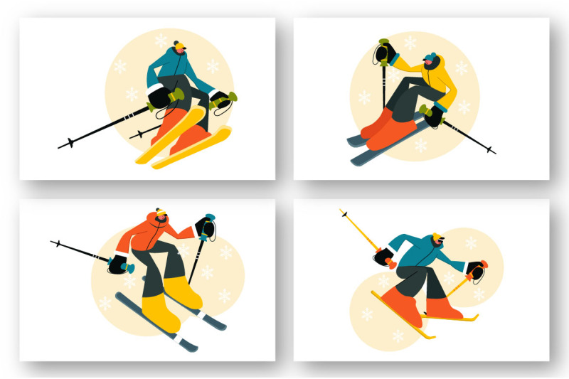 9-skiing-winter-sport-activities-illustration