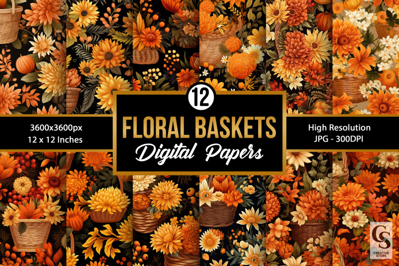 fall-floral-baskets-seamless-patterns