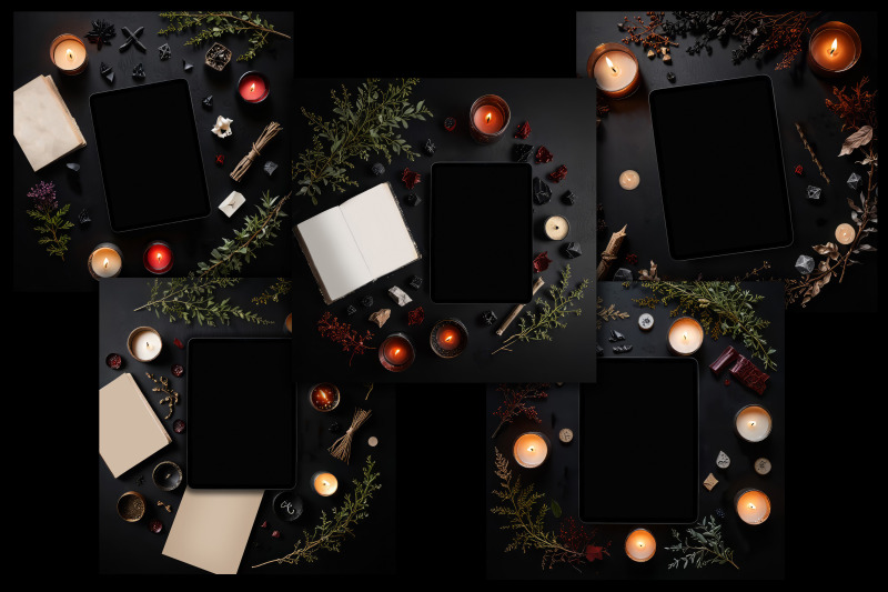 darkly-witchy-ipad-mockups-set-of-5