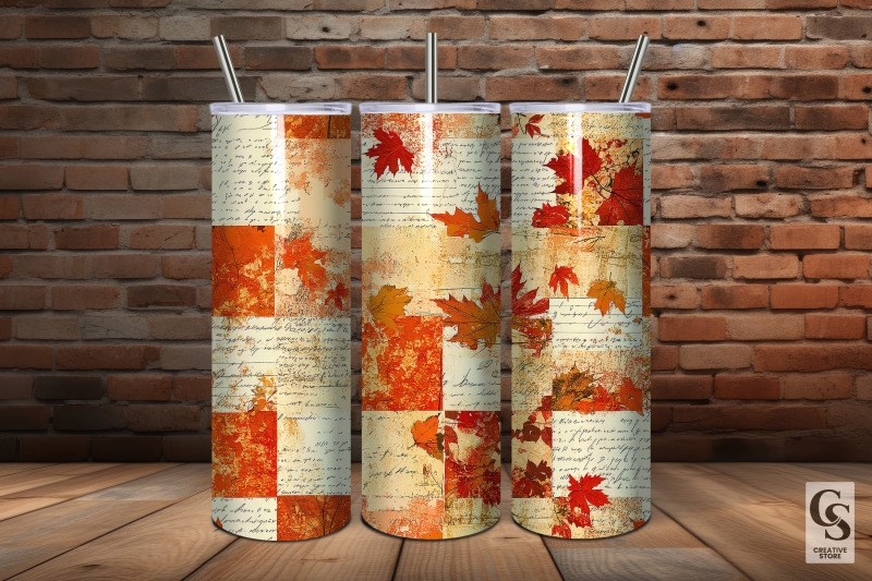 fall-floral-patchwork-seamless-patterns