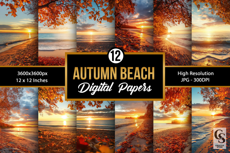 fall-beach-morning-digital-papers