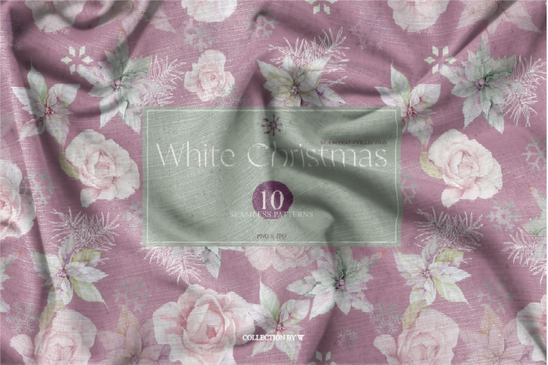 white-christmas-patterns