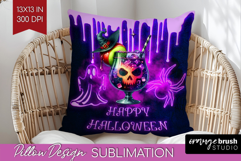 neon-halloween-pillow-sublimation-cocktail-pillow-cover-png