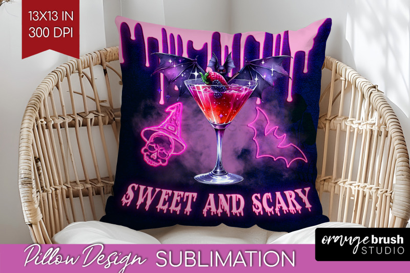 neon-halloween-pillow-sublimation-cocktail-pillow-cover-png