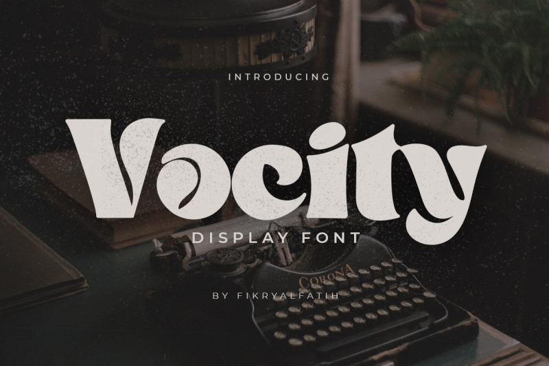 vocity-display-font