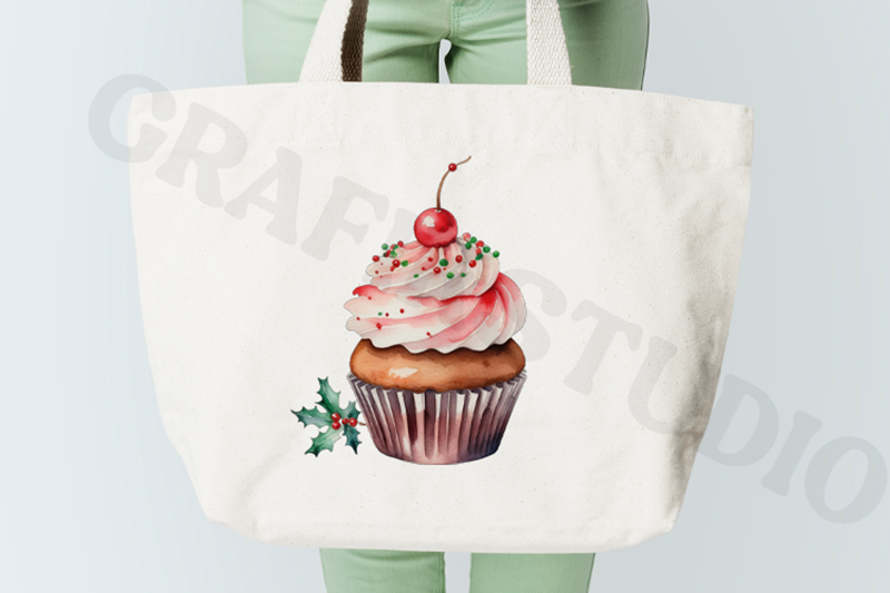 watercolor-christmas-desserts-bundle-transparent-png