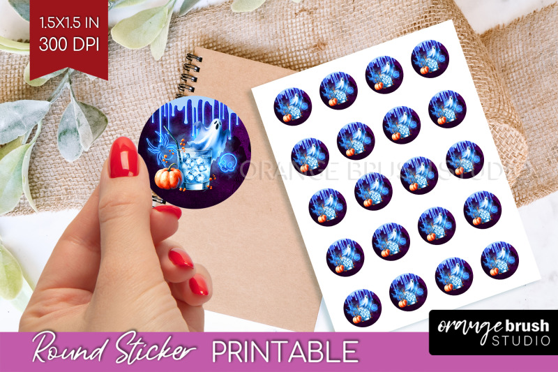 neon-halloween-round-sticker-cocktail-printable-stickers