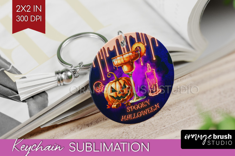 neon-halloween-keychain-png-cocktail-keychain-sublimation