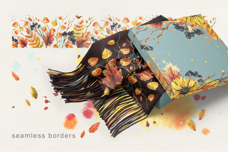 autumn-botanical-watercolor-clip-art