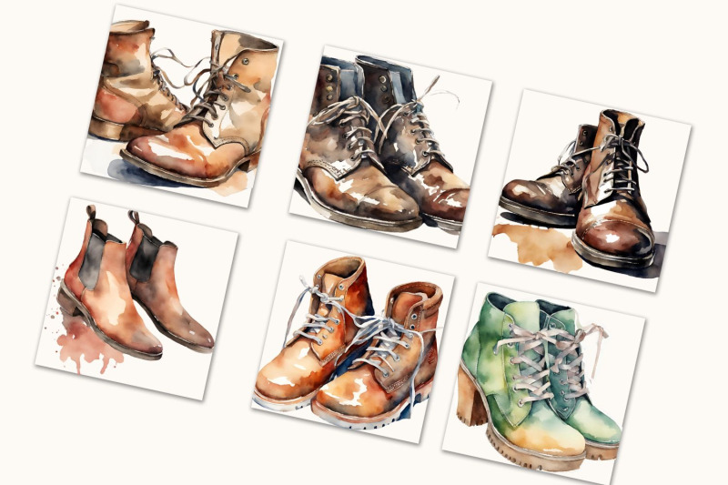 watercolor-shoes-floral-sneakers-clipart