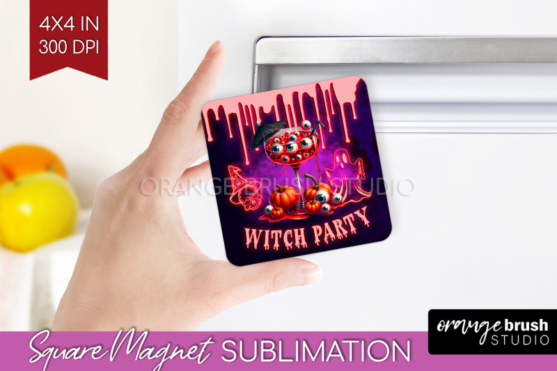 neon-halloween-magnet-sublimation-cocktail-magnet-png