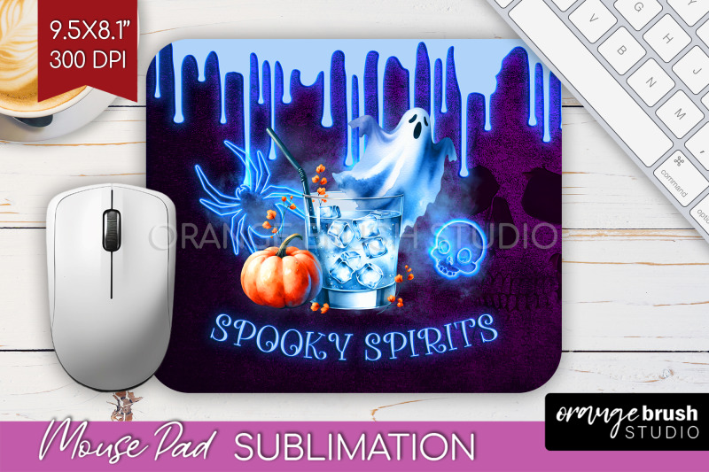 neon-halloween-mouse-pad-sublimation-cocktail-mousepad-png