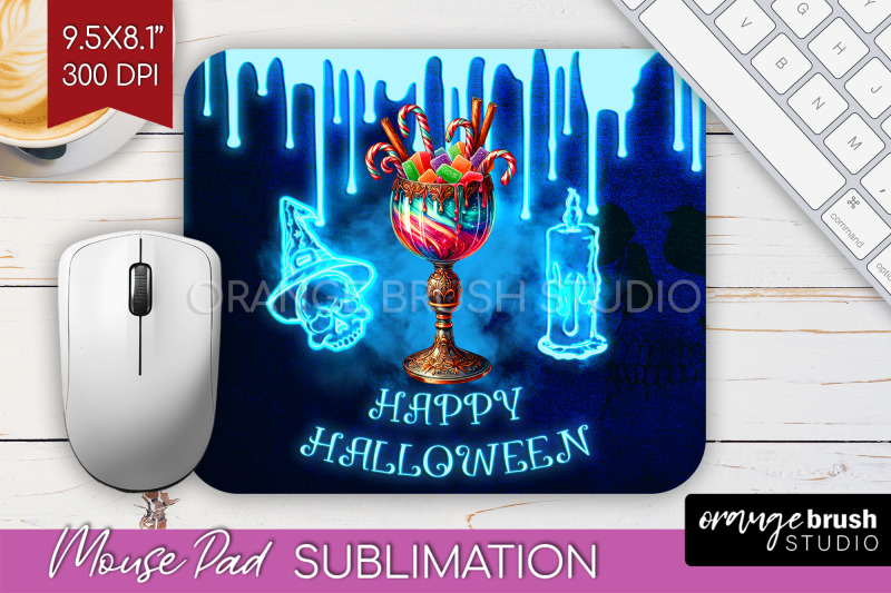 neon-halloween-mouse-pad-sublimation-cocktail-mousepad-png