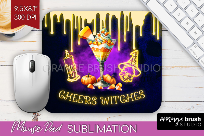 neon-halloween-mouse-pad-sublimation-cocktail-mousepad-png