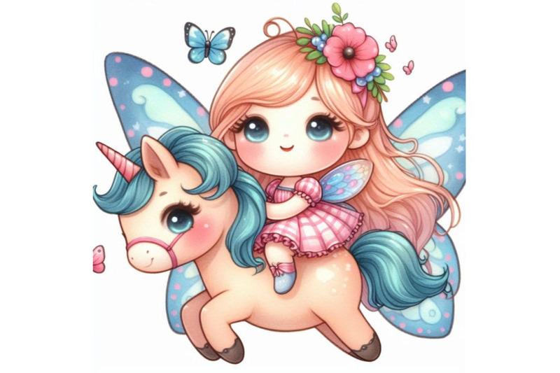 fairy-riding-a-butterfly