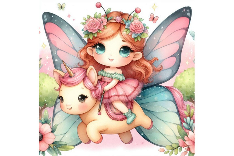 fairy-riding-a-butterfly