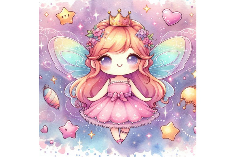 fairy-surrounded-by-sparkles