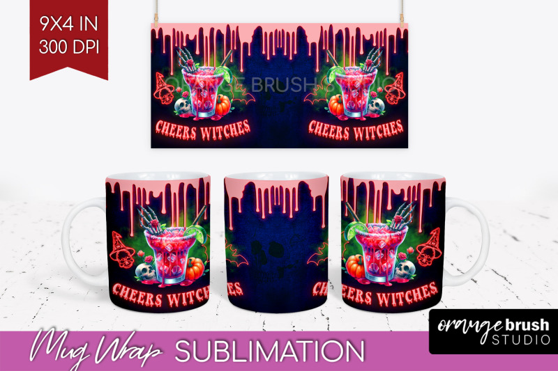 neon-halloween-mug-wrap-cocktail-mug-sublimation