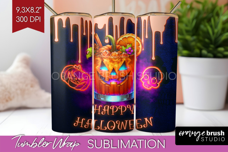 neon-halloween-tumbler-wrap-cocktail-tumbler-sublimation