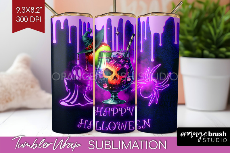 neon-halloween-tumbler-wrap-cocktail-tumbler-sublimation