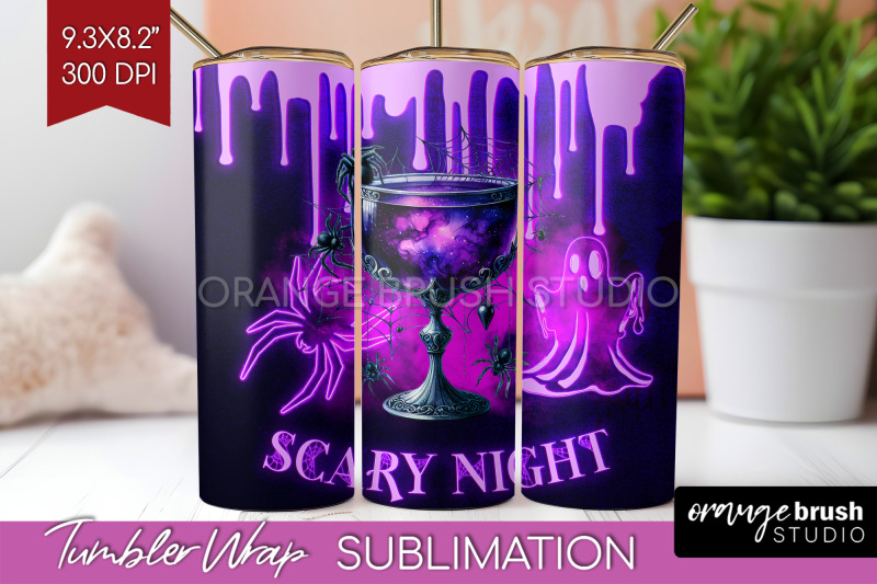 neon-halloween-tumbler-wrap-cocktail-tumbler-sublimation