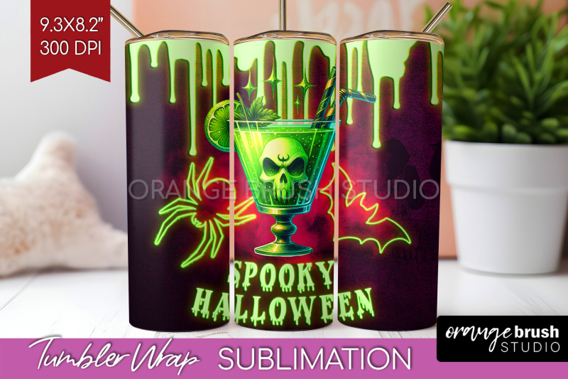 neon-halloween-tumbler-wrap-cocktail-tumbler-sublimation