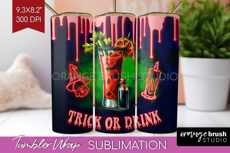 neon-halloween-tumbler-wrap-cocktail-tumbler-sublimation