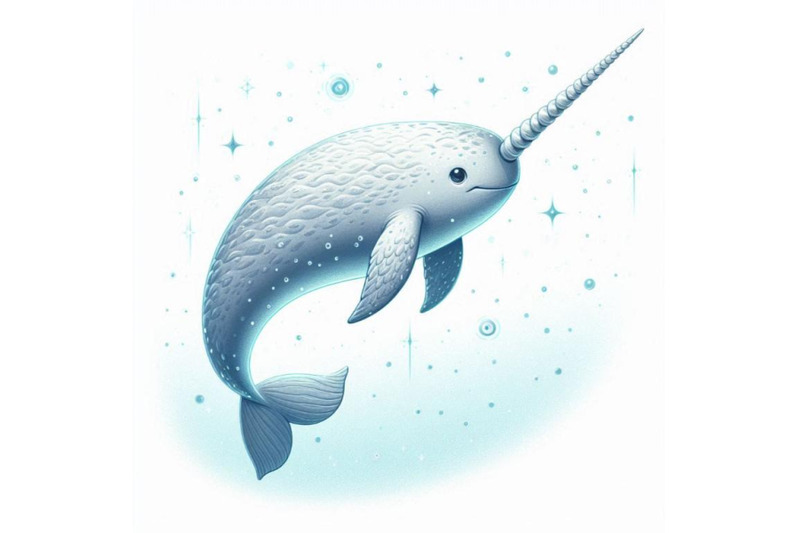 6-graceful-narwhal-with-a-long-spiraled-tusk-swimming-gracefully