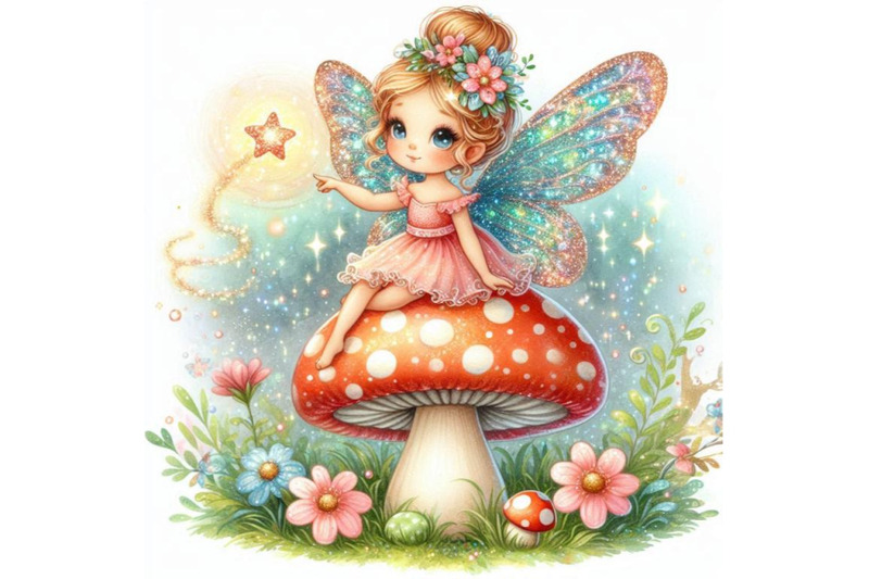 adorable-glitter-fairy-perched-on-a-glowing-mushroom-casting-spells-o