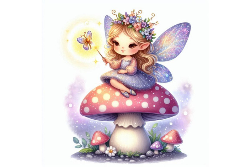 adorable-glitter-fairy-perched-on-a-glowing-mushroom-casting-spells-o