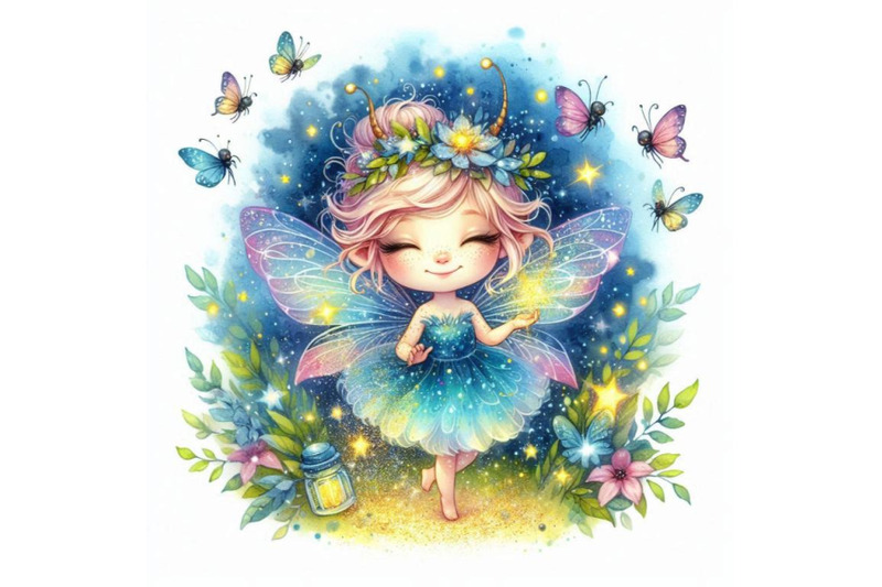 adorable-glitter-fairy-surrounded-by-fireflies-sprinkling-magical-dus