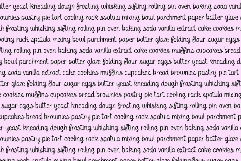 rhubarb-crumble-handwritten-font