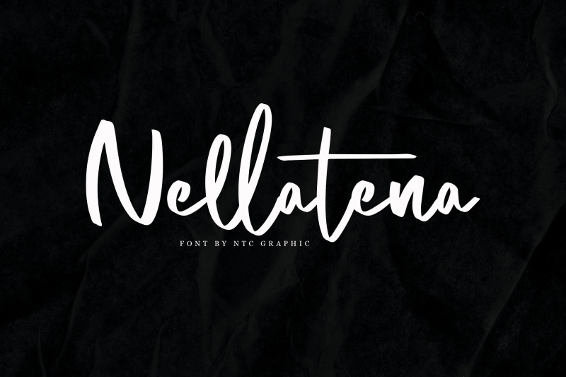 nellatena-brush-script-font