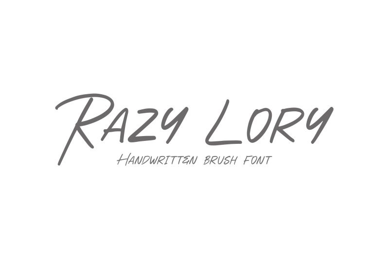 razy-lory-handwriting-brush-font