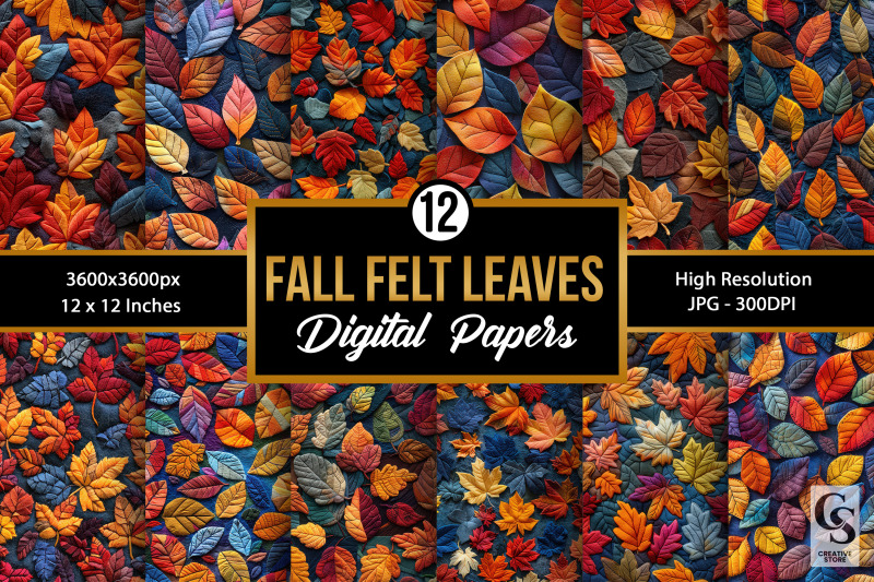 fall-felt-leaves-seamless-patterns