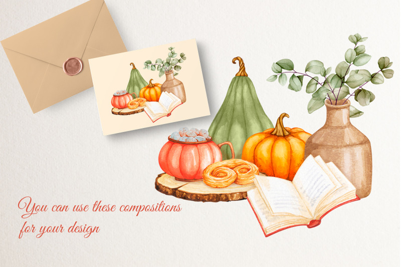 autumn-decor-watercolor-sublimation-clipart-png