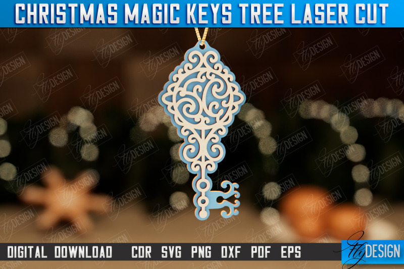 santa-039-s-magic-keys-christmas-tree-toy-christmas-patterns