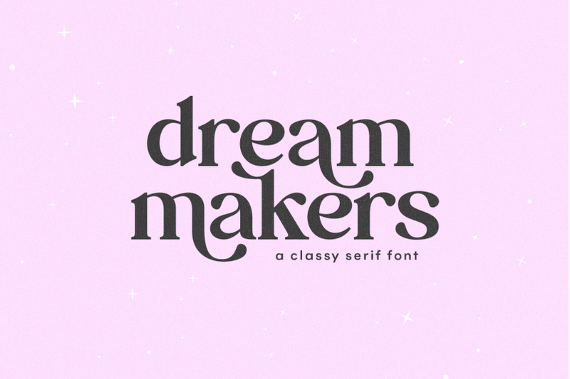 dream-makers-modern-serif-font