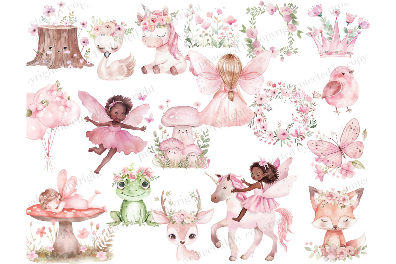 fairy-clipart-bundle-baby-shower-graphics-set