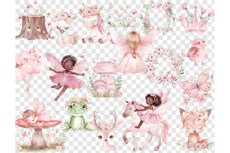 fairy-clipart-bundle-baby-shower-graphics-set