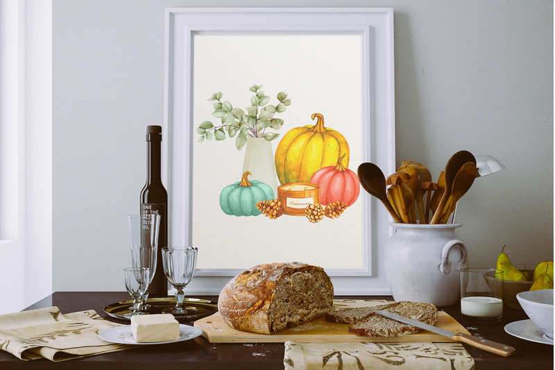 autumn-decor-watercolor-sublimation-clipart-png