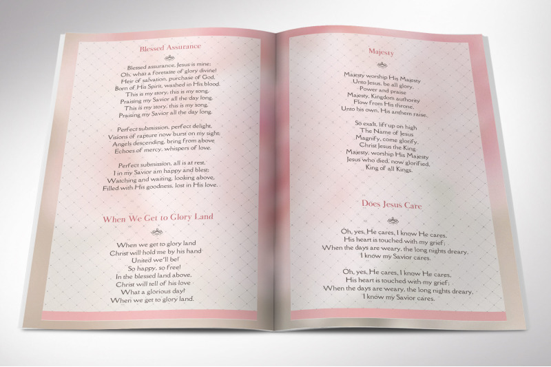 glamour-funeral-program-template-for-canva-pink-white-celebration-of